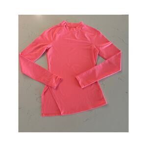 Lululemon Nulux Bright Pink Asymmetrical Long Sleeve Shirt Size Women's 4